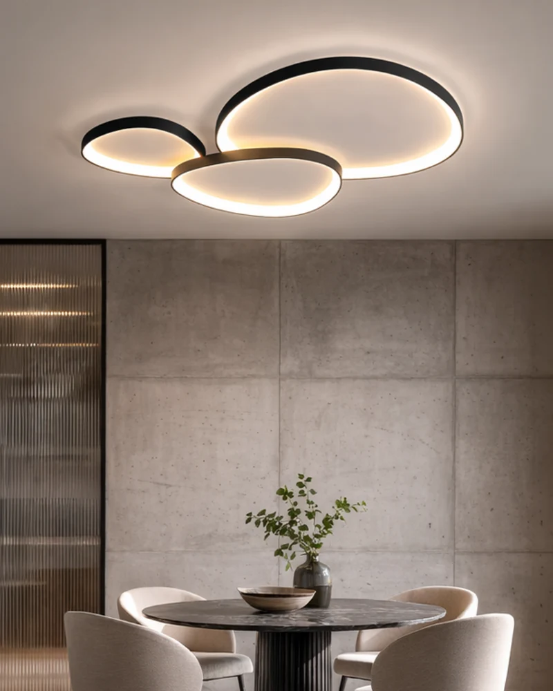 Pinnacle LED Plafondlamp – Minimalistische Moderne Plafondverlichting met Subtiele Verfijning | Sansoti