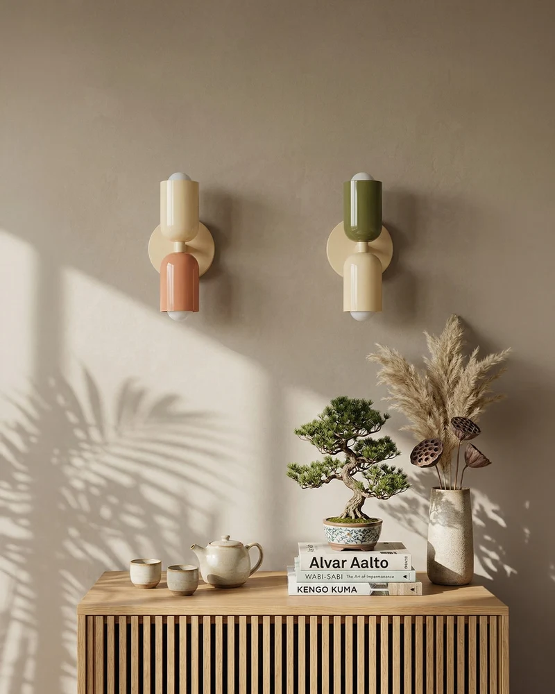 Metalen Wandlamp met Tweevoudige Lichtstraal – Scandinavische Design Verlichting voor Moderne Interieurs | Sansoti