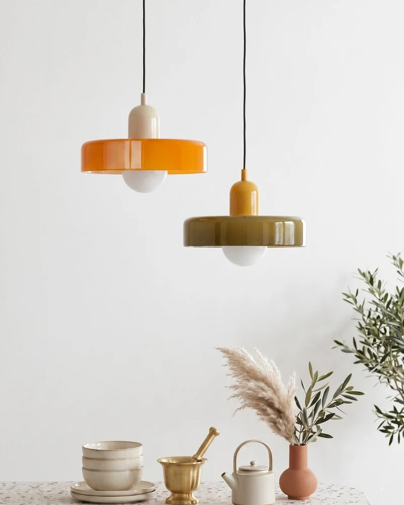 Glazen Hanglamp Modern 19-35cm Scandinavisch Design met Matglas | Sansoti
