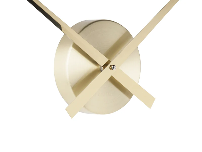 Karlsson Little Big Time Mini KA4348GD Wanduhr Gold • Minimalistisches Zeigerdesign • Aluminium ohne Gehäuse