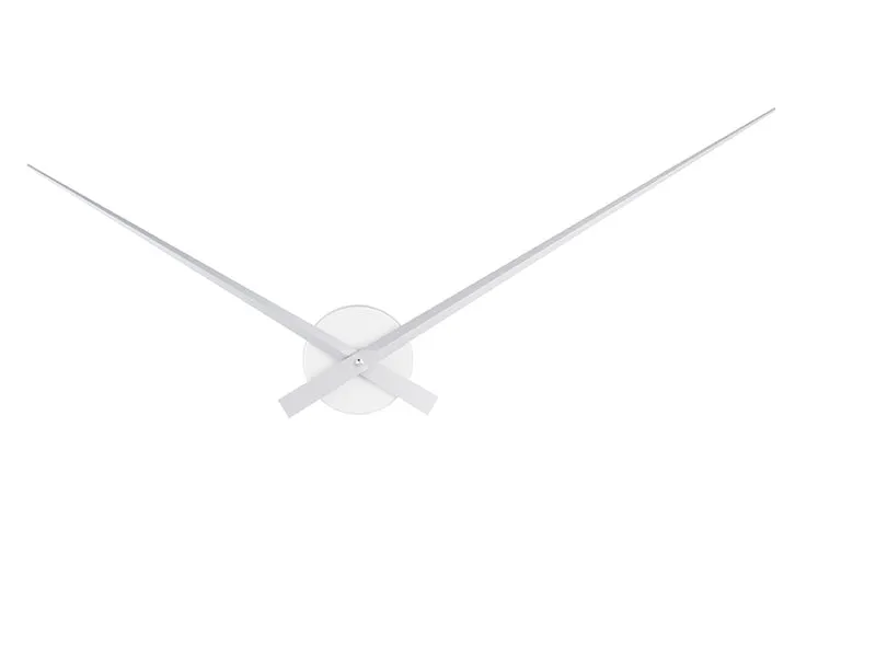 Karlsson Little Big Time KA450055 Wanduhr Silber • Geräuschloses Quarzwerk • Minimalistisches Design