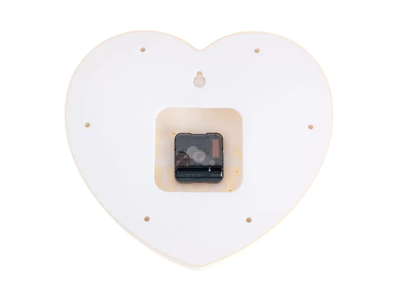 Karlsson Heart Candy KA5985LY Wanduhr Weiches Gelb • Herzförmiges Design • Iris Dijkers
