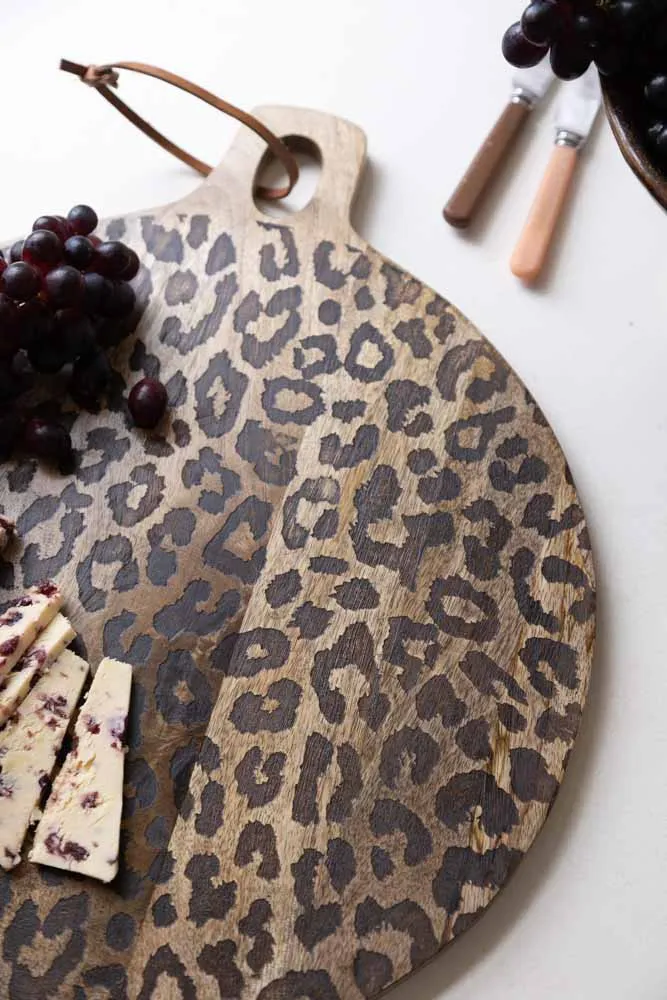 Houten Serveerplank Sapelehout Rond en Vierkant Scandinavisch Design voor Keuken en Tafel | Sansoti