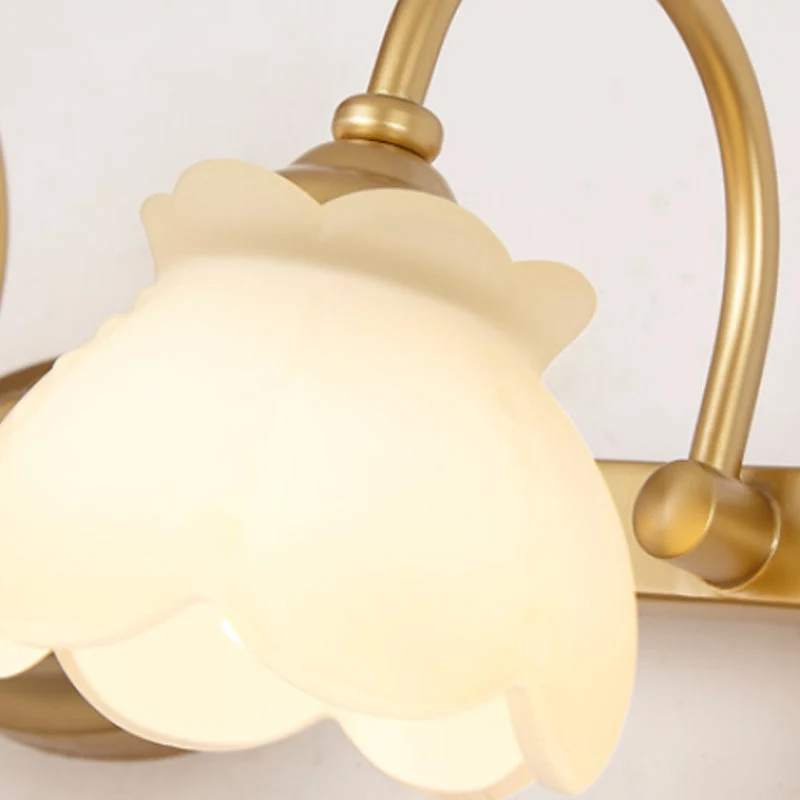 Traditionele Wandlamp Badkamerspiegel Verlichting LED Messing 2/3/4 Lichtpunten | Sansoti