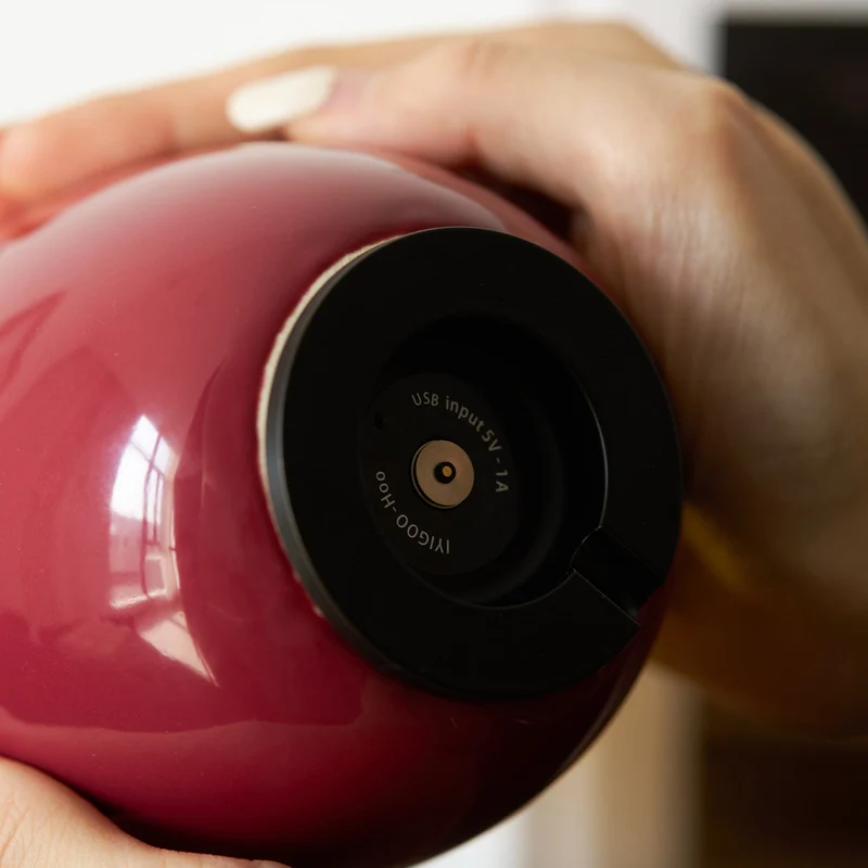 Draagbare Tafellamp met Geïntegreerde Batterij 240 lm Warm Wit 3000K Keramiek Linnen Kap Touch-Bediening | Sansoti