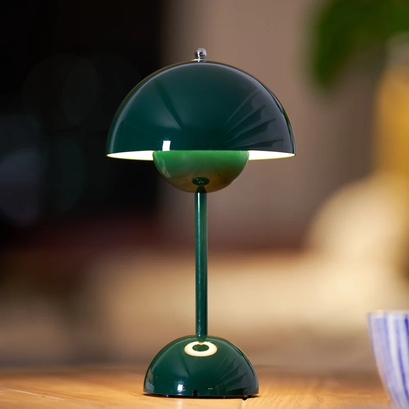 Draadloze Tafellamp met Geïntegreerde LED Accu — Dimbaar 3000K-6000K | Icoon Scandinavisch Design | Sansoti
