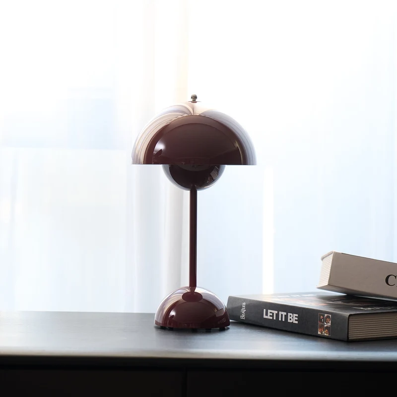 Draadloze Tafellamp met Geïntegreerde LED Accu — Dimbaar 3000K-6000K | Icoon Scandinavisch Design | Sansoti