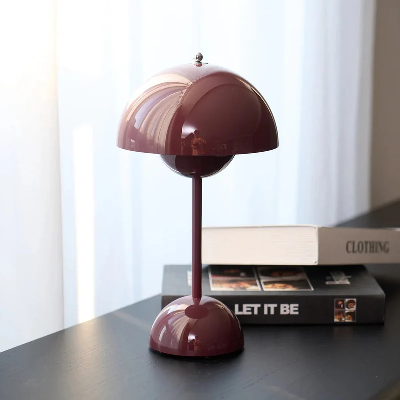 Draadloze Tafellamp met Geïntegreerde LED Accu — Dimbaar 3000K-6000K | Icoon Scandinavisch Design | Sansoti