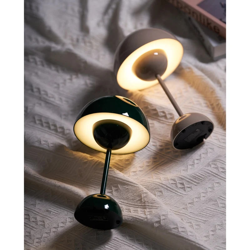 Draadloze Tafellamp met Geïntegreerde LED Accu — Dimbaar 3000K-6000K | Icoon Scandinavisch Design | Sansoti