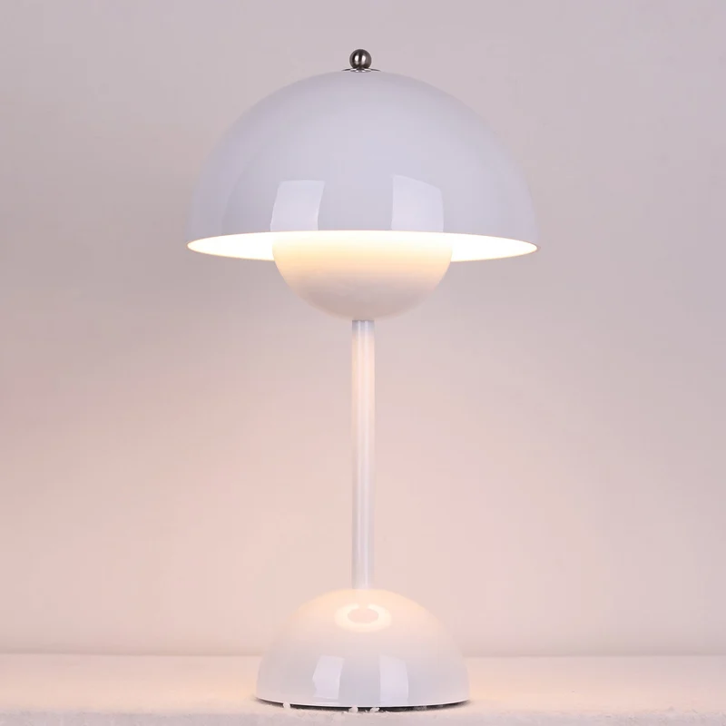Draadloze Tafellamp met Geïntegreerde LED Accu — Dimbaar 3000K-6000K | Icoon Scandinavisch Design | Sansoti