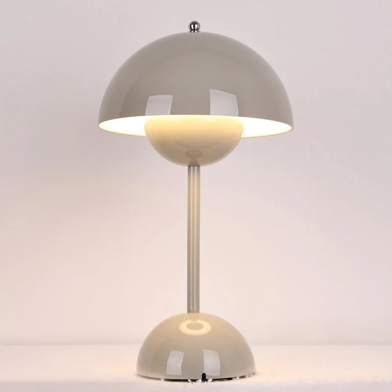 Draadloze Tafellamp met Geïntegreerde LED Accu — Dimbaar 3000K-6000K | Icoon Scandinavisch Design | Sansoti