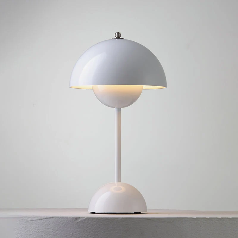 Draadloze Tafellamp met Geïntegreerde LED Accu — Dimbaar 3000K-6000K | Icoon Scandinavisch Design | Sansoti
