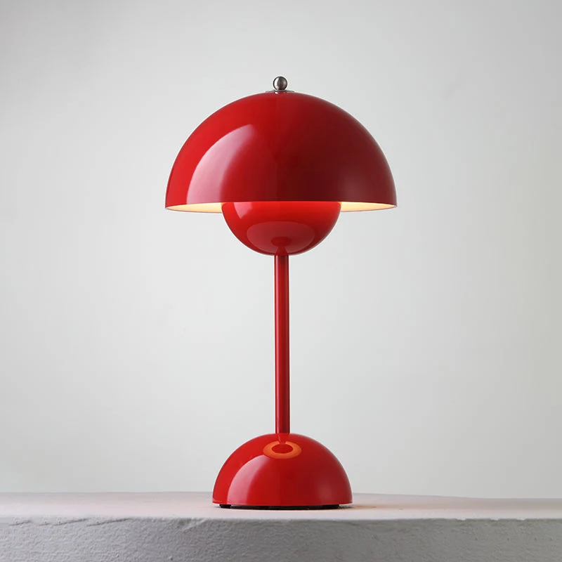 Draadloze Tafellamp met Geïntegreerde LED Accu — Dimbaar 3000K-6000K | Icoon Scandinavisch Design | Sansoti