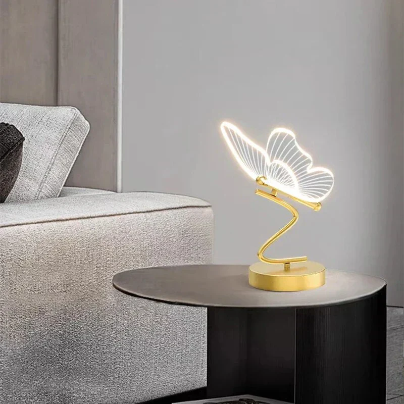 LED Tafellamp met Vlindervorm — Moderne Decoratieve Verlichting voor Sfeer en Stijl | Sansoti