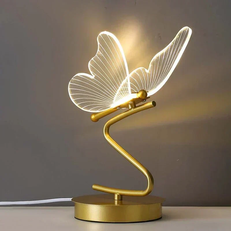 LED Tafellamp met Vlindervorm — Moderne Decoratieve Verlichting voor Sfeer en Stijl | Sansoti