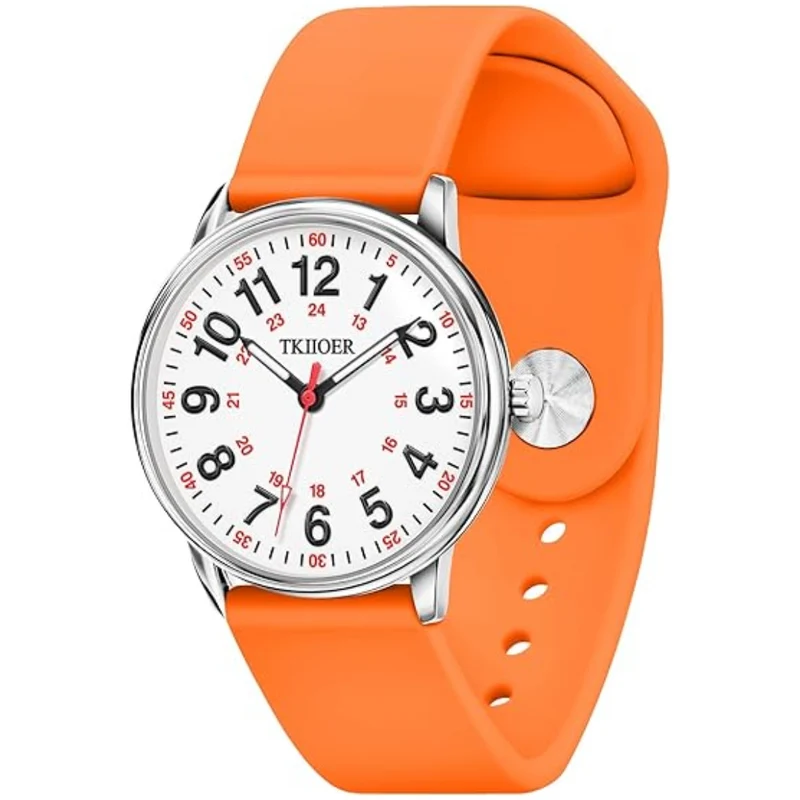 Waterdicht Verpleegkundige Horloge met Clip – 12/24-uurs Tijdweergave en Lichtgevende Wijzerplaat | Sansoti