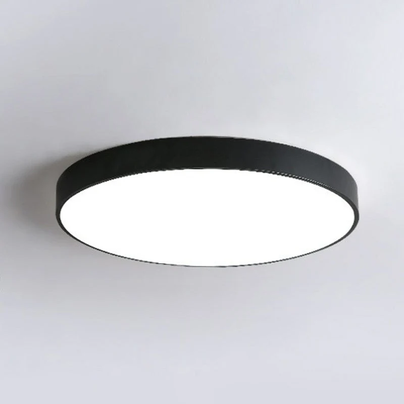 Ronde LED Plafondlamp Scandinavisch Design Metalen Slaapkamerlamp Extra-dun Plafondverlichting Nordic Sfeervolle Dimbare Opbouw | Sansoti