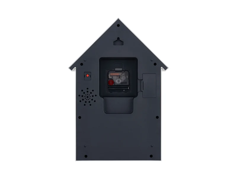 Karlsson Dog House KA6108GR Wanduhr Luxusgrün • Sweep-Uhrwerk • Verspieltes Kuckucksdesign