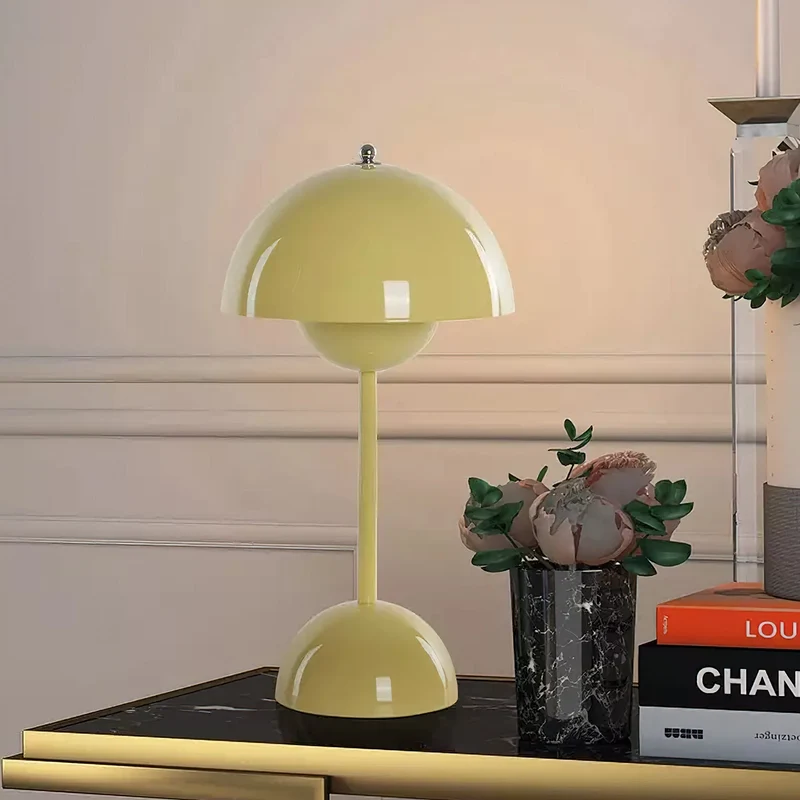 Draagbare Tafellamp met Oplaadbare Accu en Aanraakbediening – Snoerloze LED-lamp met 3 Kleurtemperaturen voor Binnen en Buiten | Sansoti