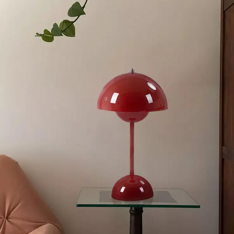 Draagbare Tafellamp met Oplaadbare Accu en Aanraakbediening – Snoerloze LED-lamp met 3 Kleurtemperaturen voor Binnen en Buiten | Sansoti