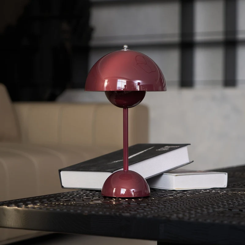 Draagbare Tafellamp met Oplaadbare Accu en Aanraakbediening – Snoerloze LED-lamp met 3 Kleurtemperaturen voor Binnen en Buiten | Sansoti