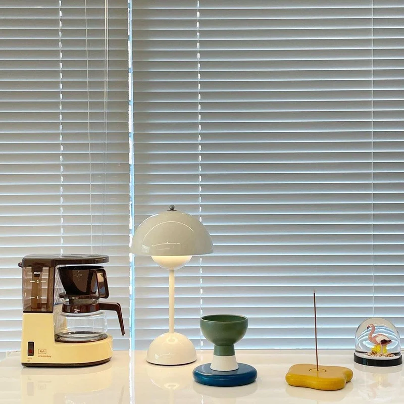 Draagbare Tafellamp met Oplaadbare Accu en Aanraakbediening – Snoerloze LED-lamp met 3 Kleurtemperaturen voor Binnen en Buiten | Sansoti