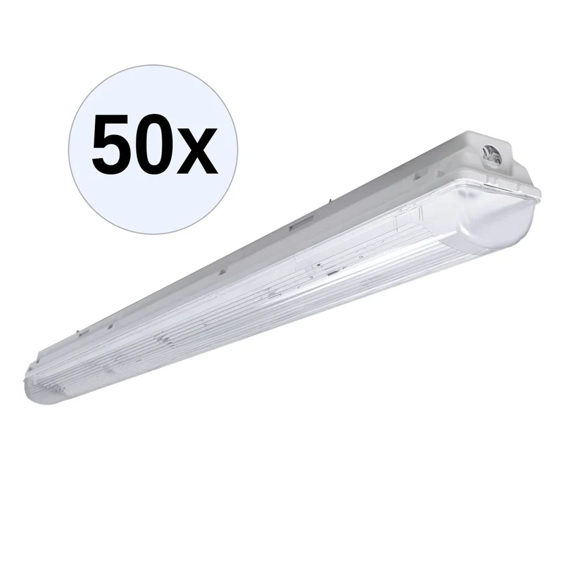 PRACHT LUNA-N T8 Feuchtraumleuchte 1x58W EVG IP66 500 Stk.