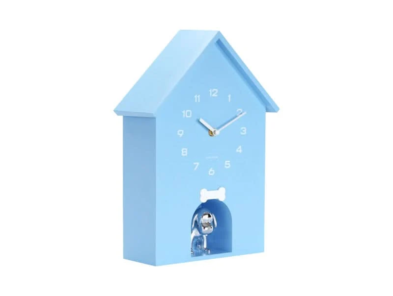 Wanduhr, verspieltes Hundehütten-Design - Karlsson Modell: KA6096LB