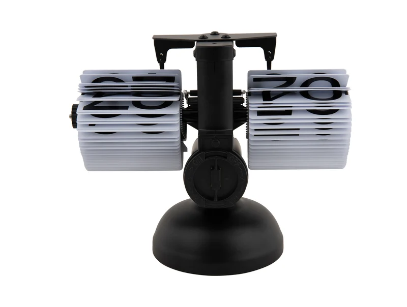Karlsson Small Flip KA5955BK Tischuhr Schwarz • Klappzahlen-Mechanismus • Retro-Design