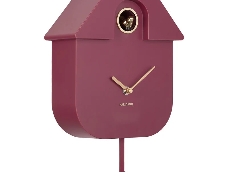 Karlsson Modern Cuckoo Oro KA6094PU Wanduhr • Kuckuckstuhl • Vogelhaus