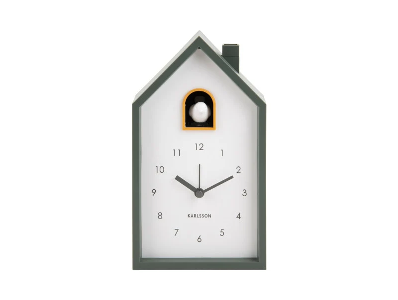 Karlsson Modern Cuckoo Wecker KA6015 • Kuckucksruf • 3x AAA