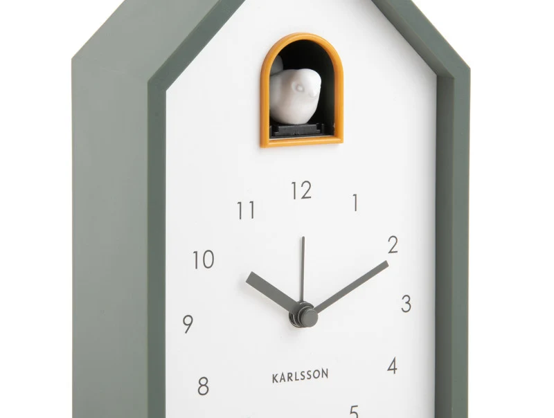 Karlsson Modern Cuckoo Wecker KA6015 • Kuckucksruf • 3x AAA