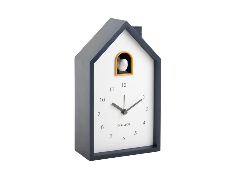 Karlsson Modern Cuckoo KA6015 Wecker • Kuckucksgeräusch • Tisch- und Weckerfunktion