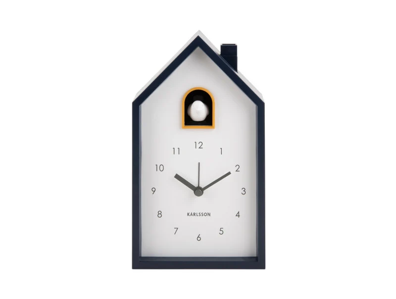 Karlsson Modern Cuckoo KA6015 Wecker • Kuckucksgeräusch • Tisch- und Weckerfunktion