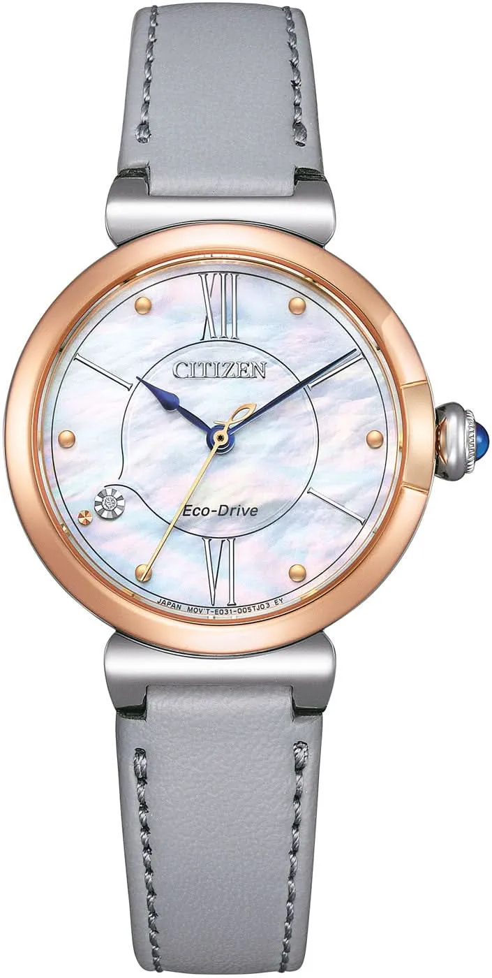 Citizen Maybell EM1074-15D Damen Uhr • Eco-Drive • Saphirglas