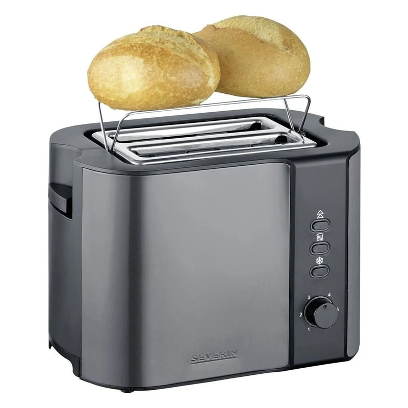 Severin AT 9573 Toaster 2 Scheibe(n) 800 W Anthrazit, Schwarz