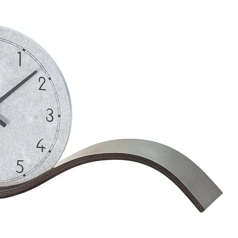 AMS Design T1316 Tischuhr • Metall Anthrazit • Geräuschlos