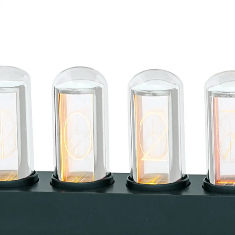 AMS Design T1320 Tischuhr • Nixie-Röhren-Optik • LED-Anzeige