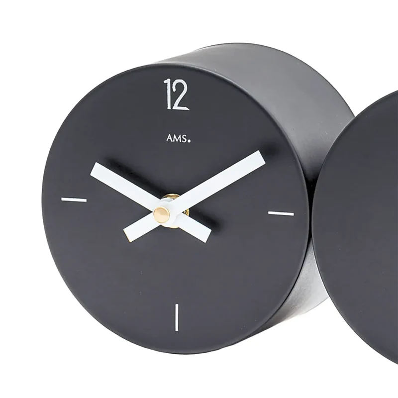AMS Design T1310 Tisch- & Wanduhr • Vogelmelodie • Metallgehäuse