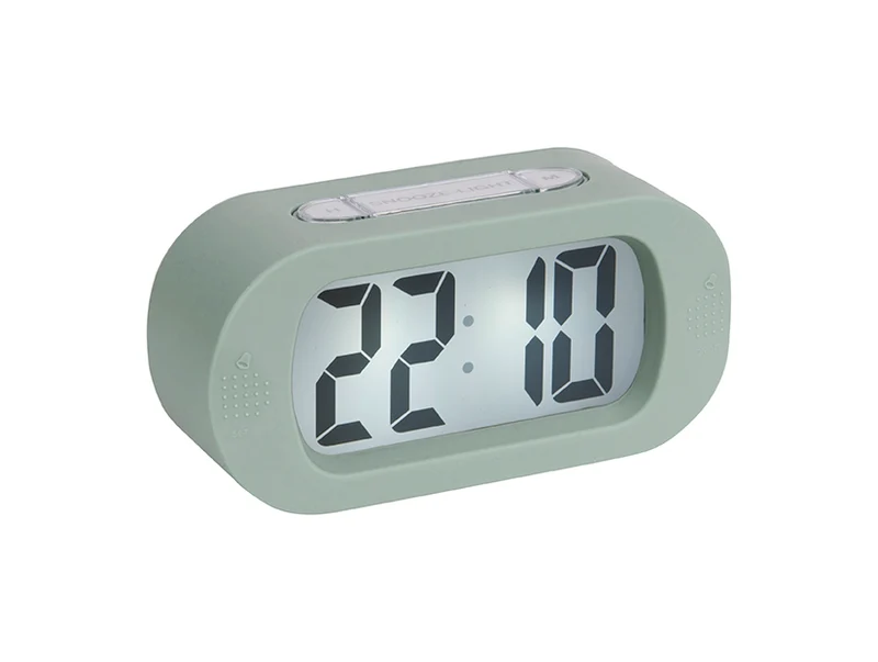 Karlsson Gummy KA5753GR Wecker Grün • Digitales Display • Snooze-Funktion
