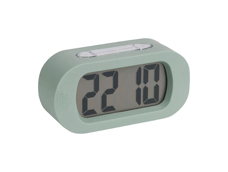 Karlsson Gummy KA5753GR Wecker Grün • Digitales Display • Snooze-Funktion