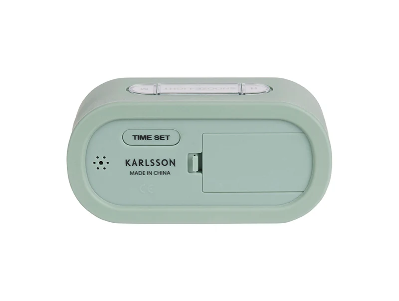 Karlsson Gummy KA5753GR Wecker Grün • Digitales Display • Snooze-Funktion