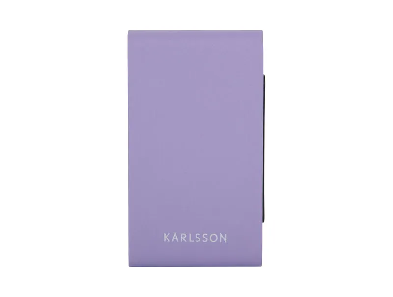 Karlsson Funky Vibes KA6060PU Wecker Lila-Gelb • Bluetooth-Lautsprecher • LED-Display