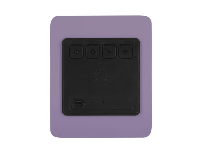 Karlsson Funky Vibes KA6060PU Wecker Lila-Gelb • Bluetooth-Lautsprecher • LED-Display