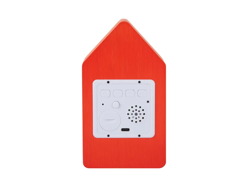 Karlsson Cuckoo LED KA6070OR Wecker Brilliantorange • LED-Kuckucksuhr • Netzbetrieb mit USB