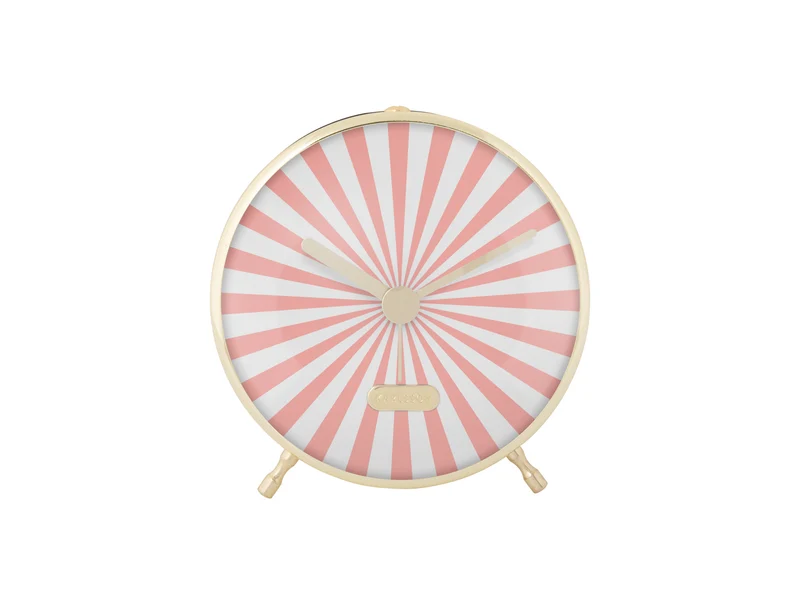 Karlsson Candy Swirl KA6008PI Wecker Rosa • Geräuschloses Sweep-Uhrwerk • Verspieltes Zifferblatt