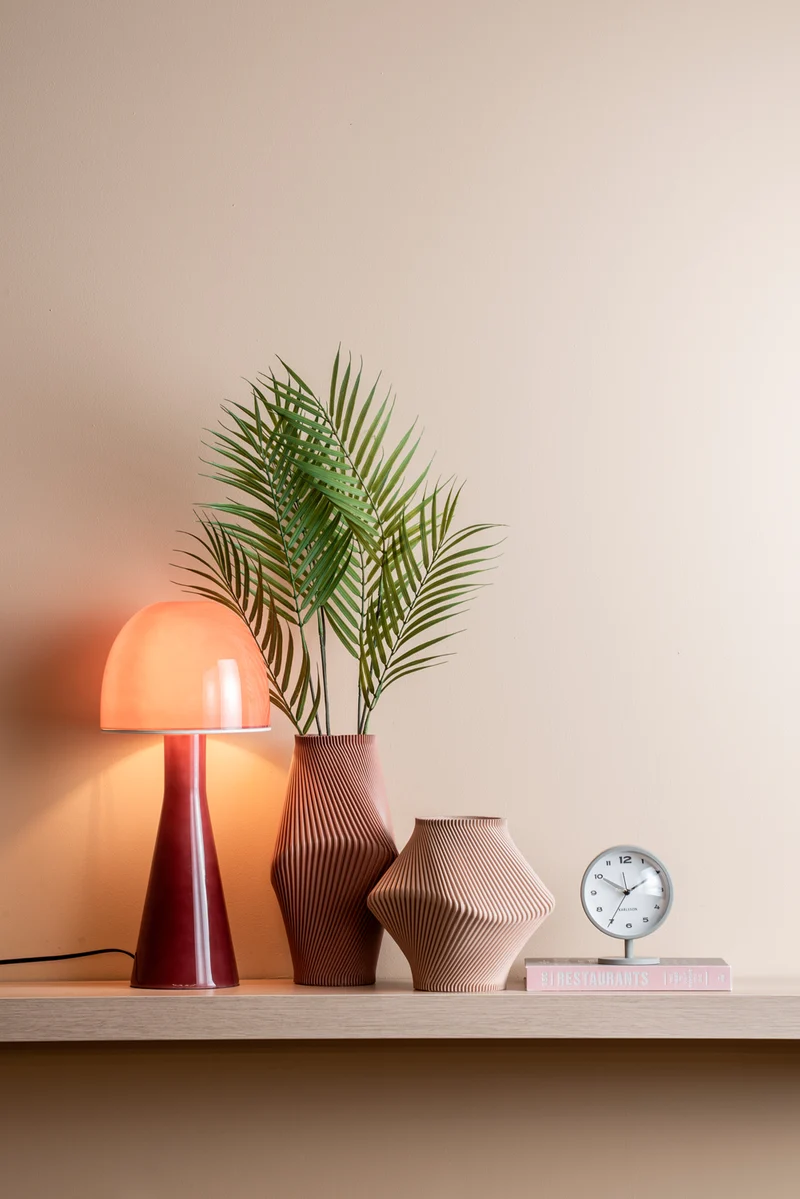 Karlsson Brisk Dome KA6027GY Wecker Dunkelgrau • Sweep-Uhrwerk • Designer Armando Breeveld