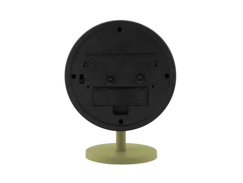 Karlsson Brisk Dome KA6027GR Wecker Armeegrün • Geräuschloses Sweep-Uhrwerk • Design von Armando Breeveld