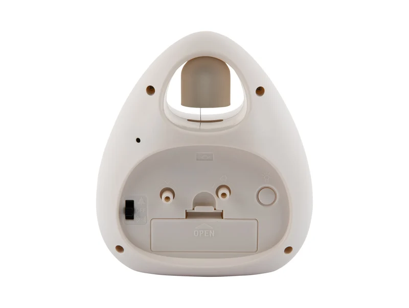 Karlsson Blob Bell KA6037WH Wecker Weiß • Verspieltes Design • Klassisches Glockensignal