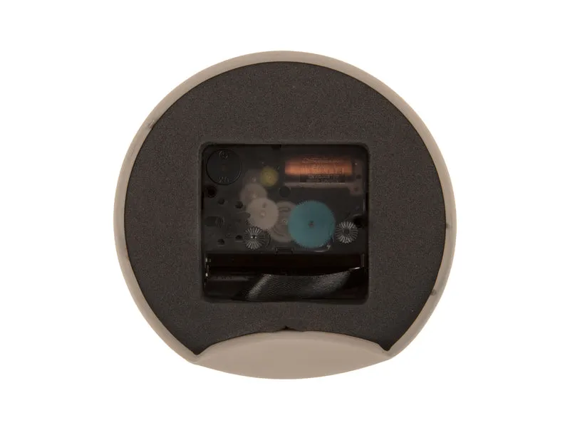 Karlsson Belle Numbers KA5915WG Wecker Warmgrau • Geräuschloses Sweep-Uhrwerk • Design von Armando Breeveld